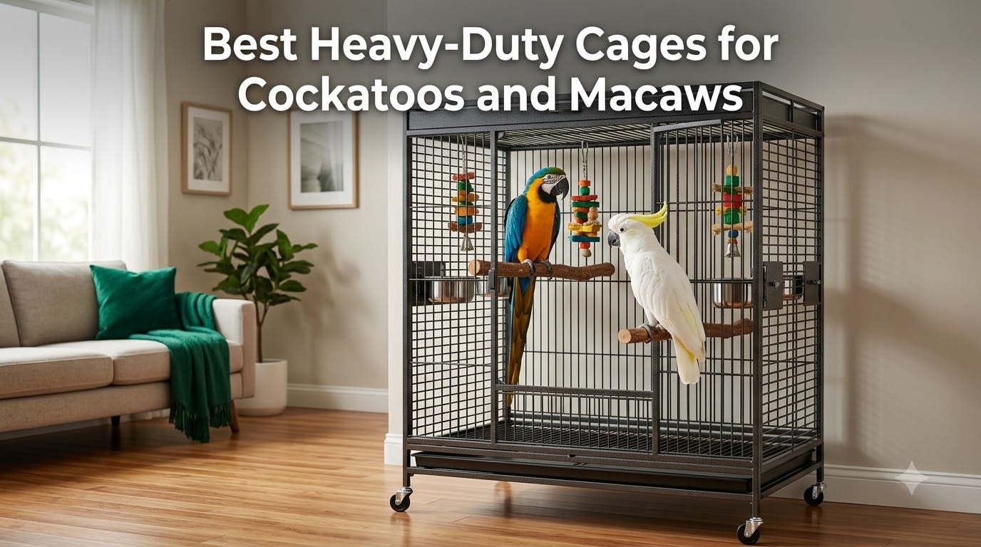 Best Heavy-Duty Cages for Cockatoos and Macaws