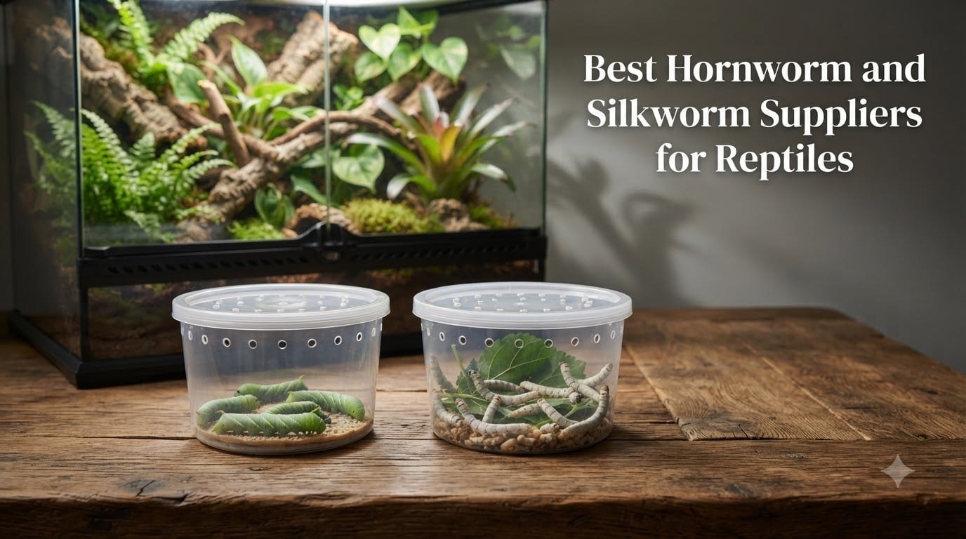 Best Hornworm and Silkworm Suppliers for Reptiles