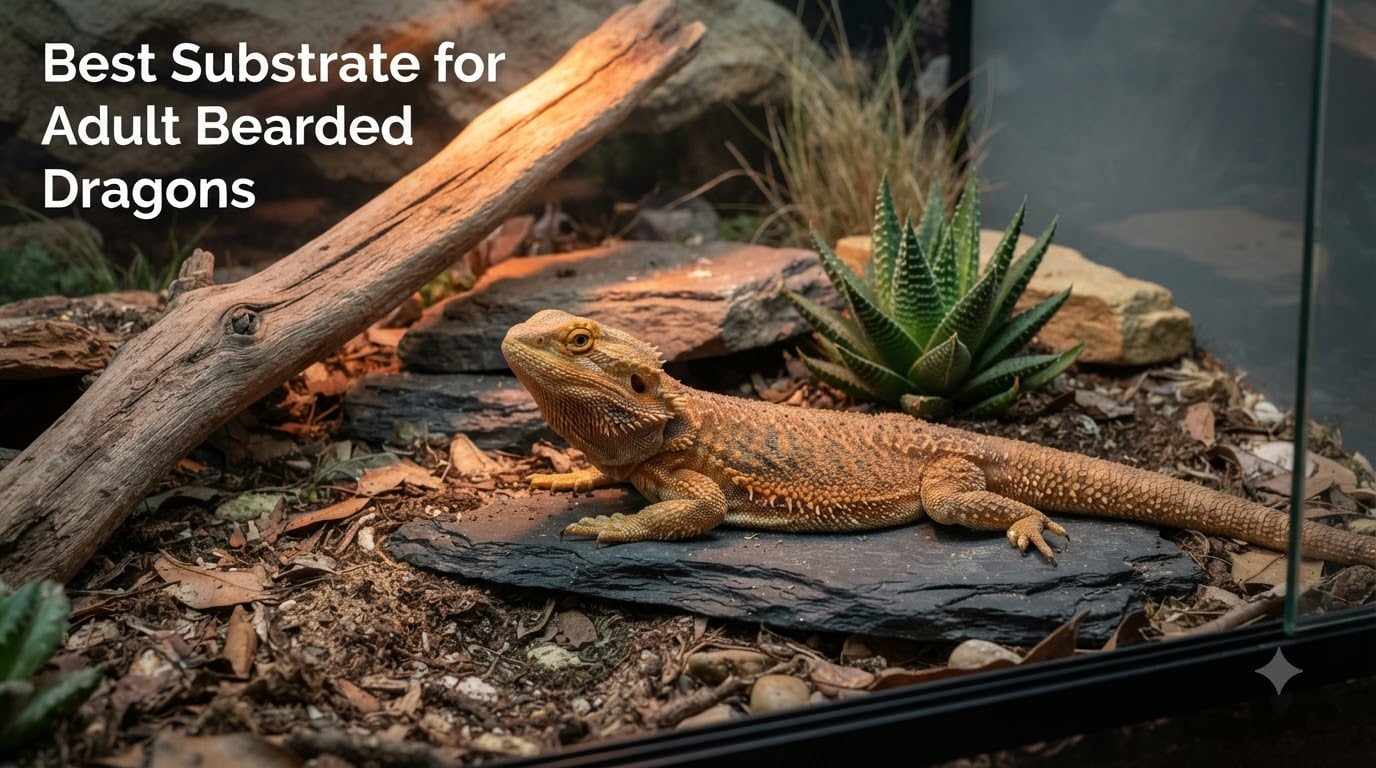 Best Substrate for Adult Bearded Dragons
