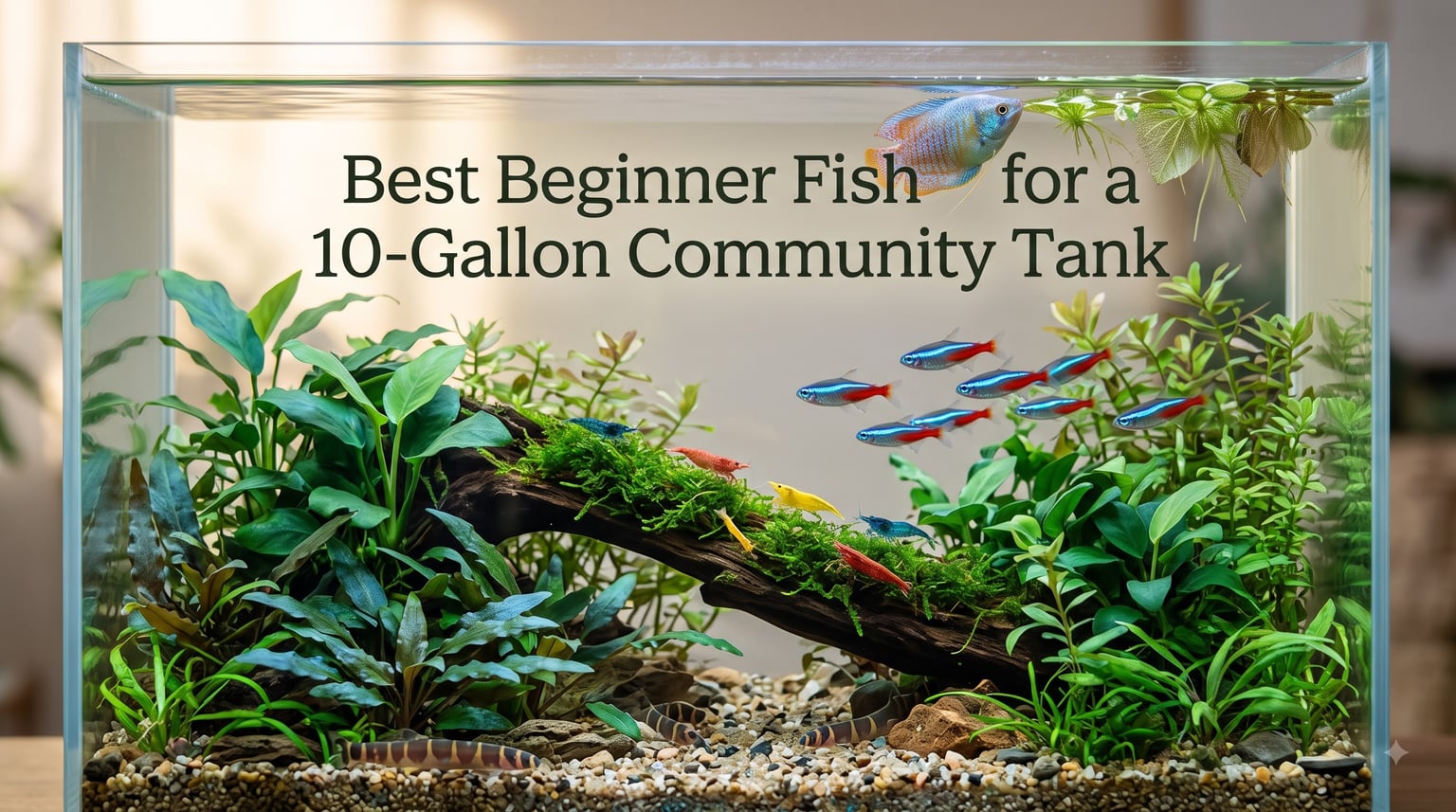 Best Beginner Fish for a 10-Gallon Community Tank