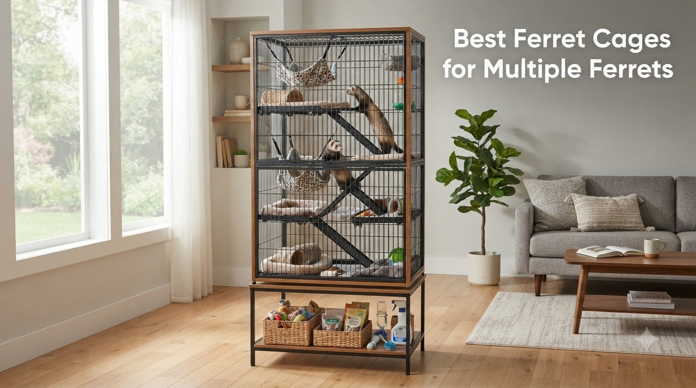 Best Ferret Cages for Multiple Ferrets