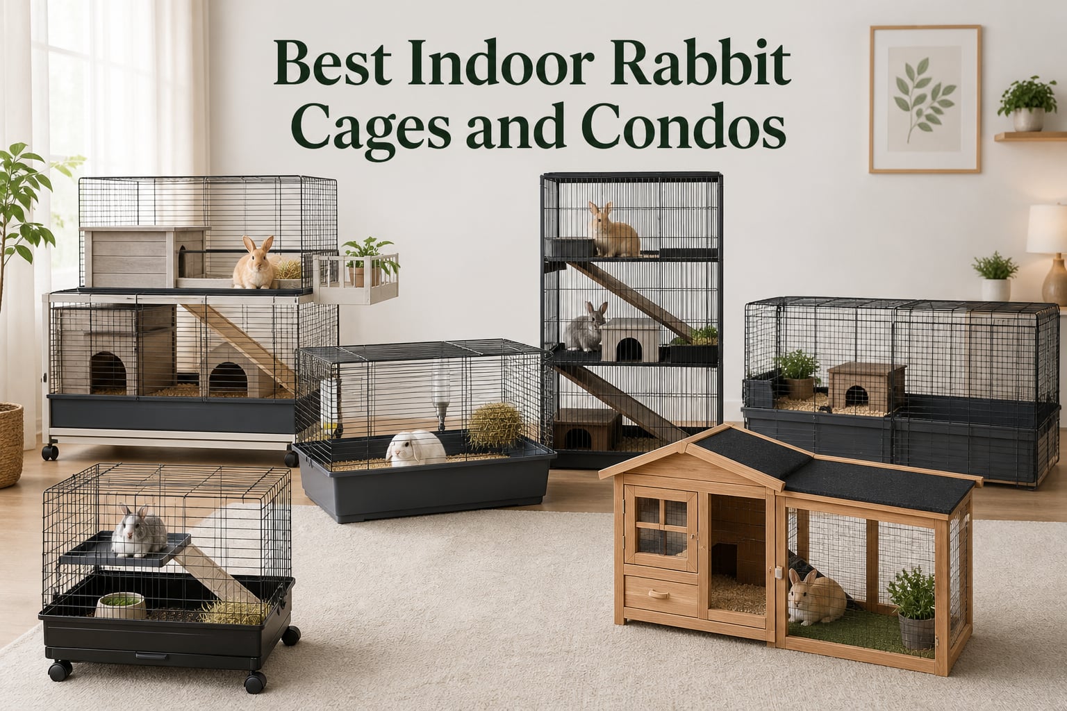 Best Indoor Rabbit Cages and Condos