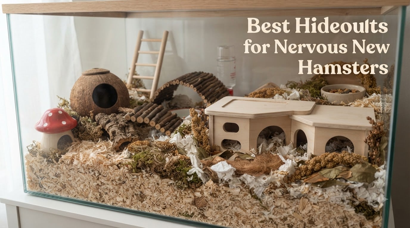 Best Hideouts for Nervous New Hamsters