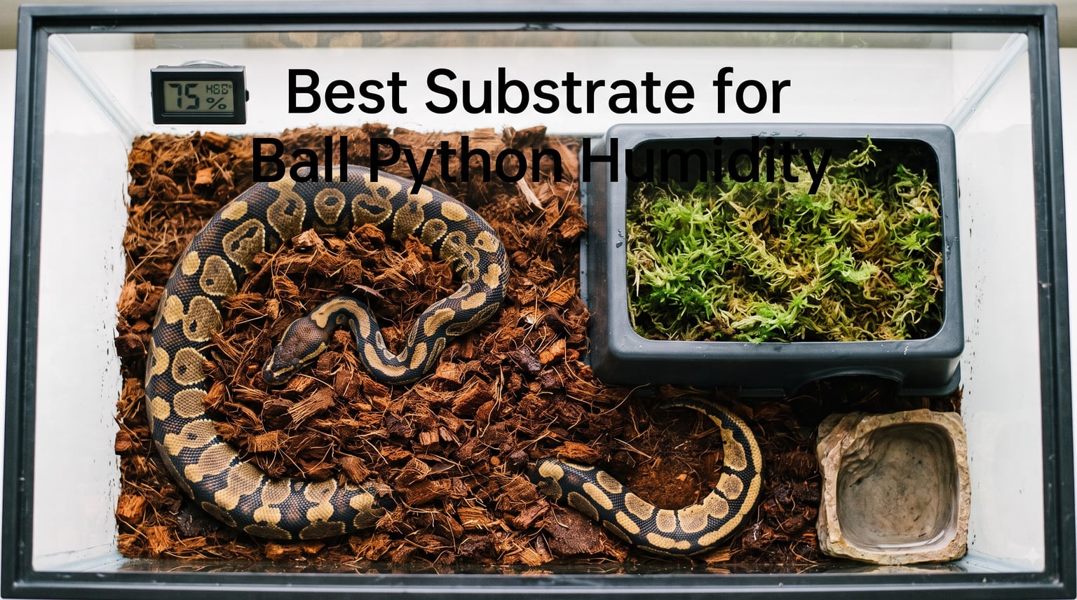 Best Substrate for Ball Python Humidity