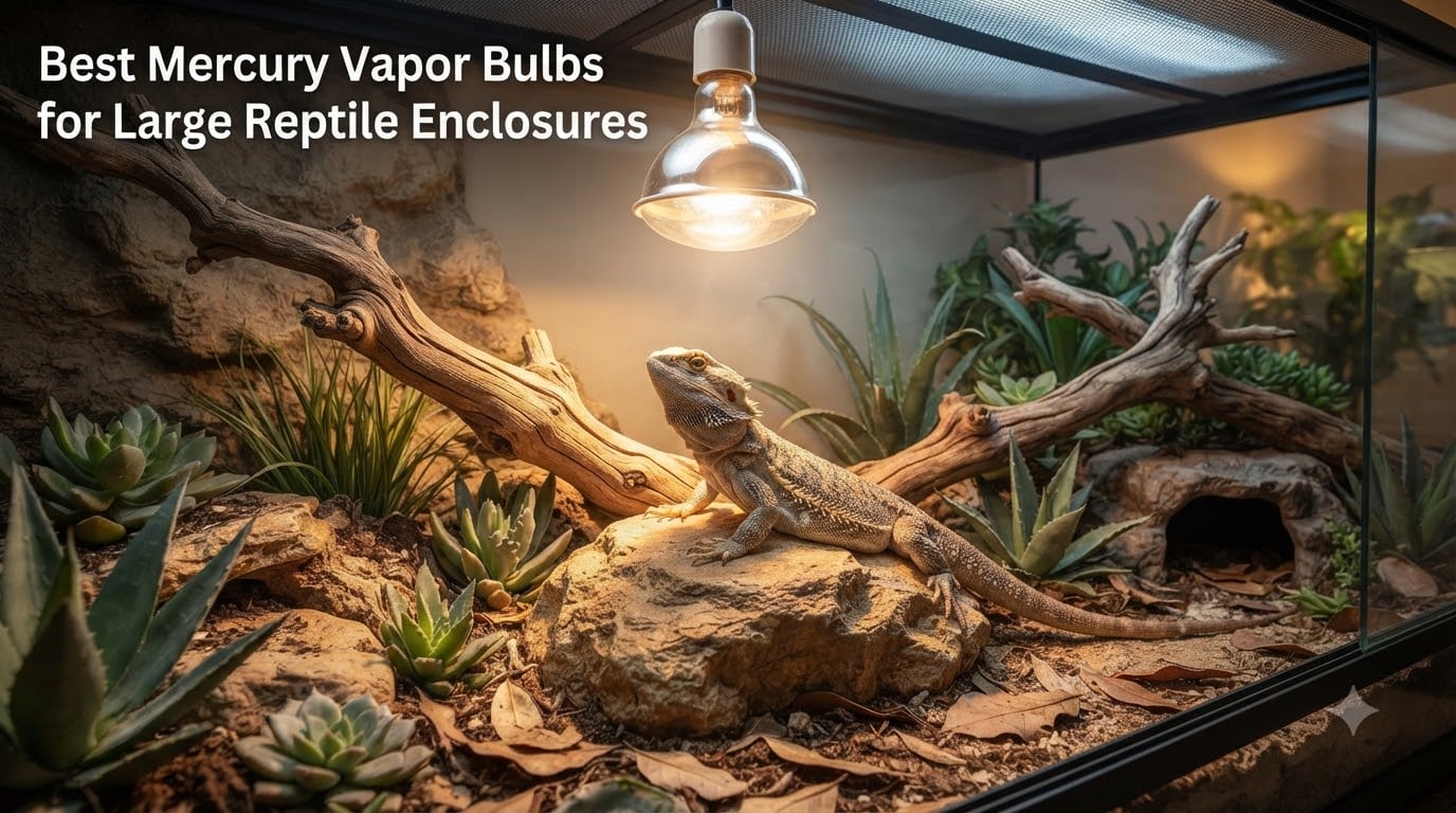 Best Mercury Vapor Bulbs for Large Reptile Enclosures