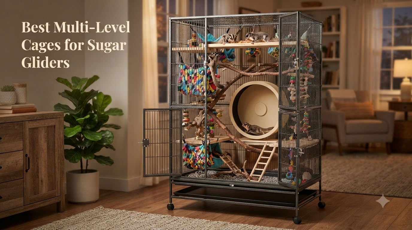 Best Multi-Level Cages for Sugar Gliders