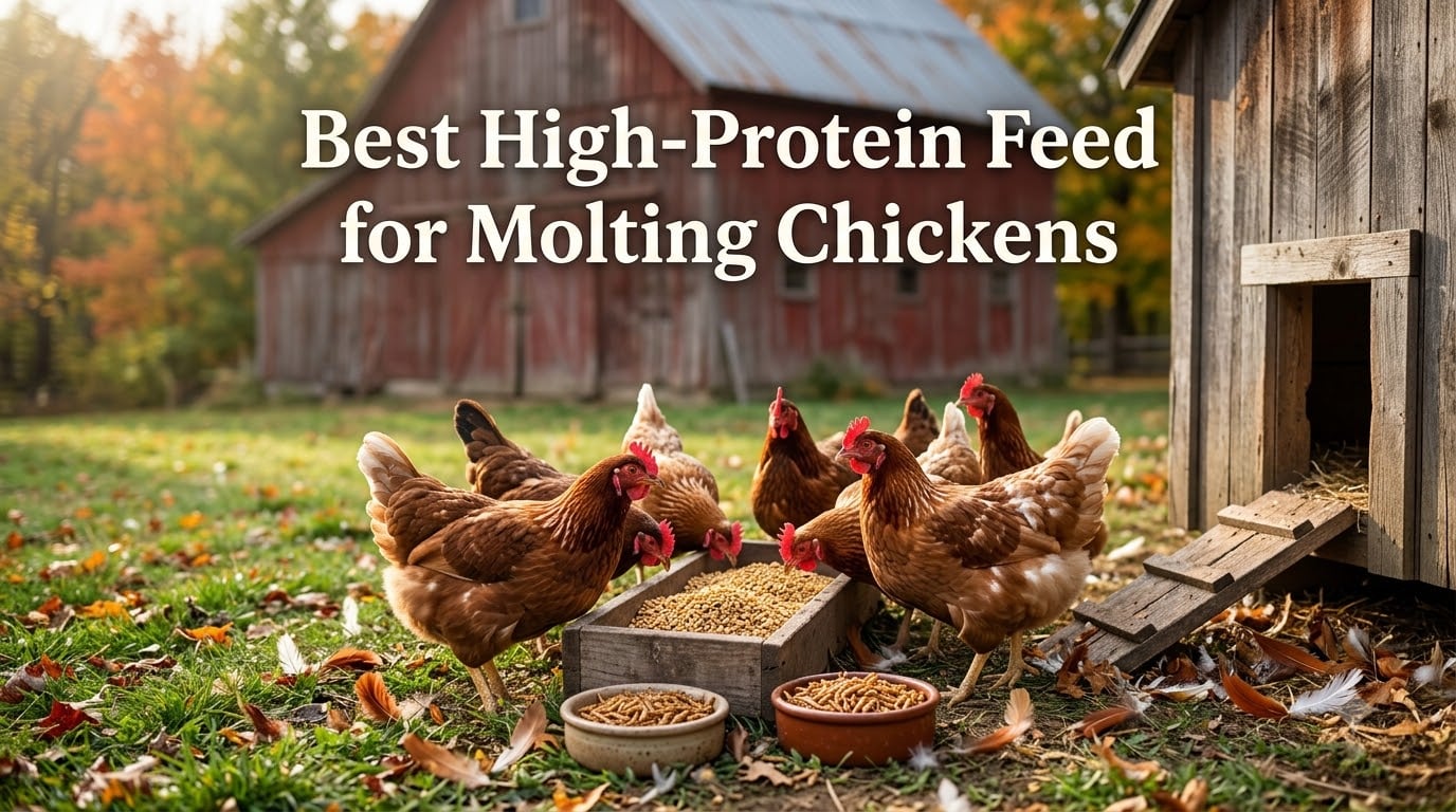 Best High-Protein Feed for Molting Chickens