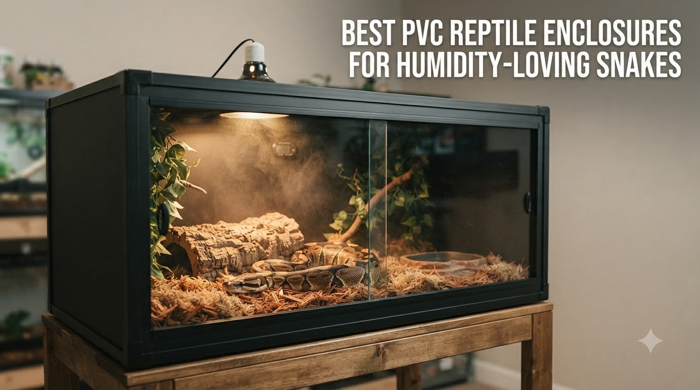 Best PVC Reptile Enclosures for Humidity-Loving Snakes