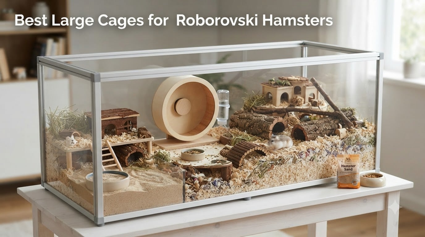 Best Large Cages for Roborovski Hamsters