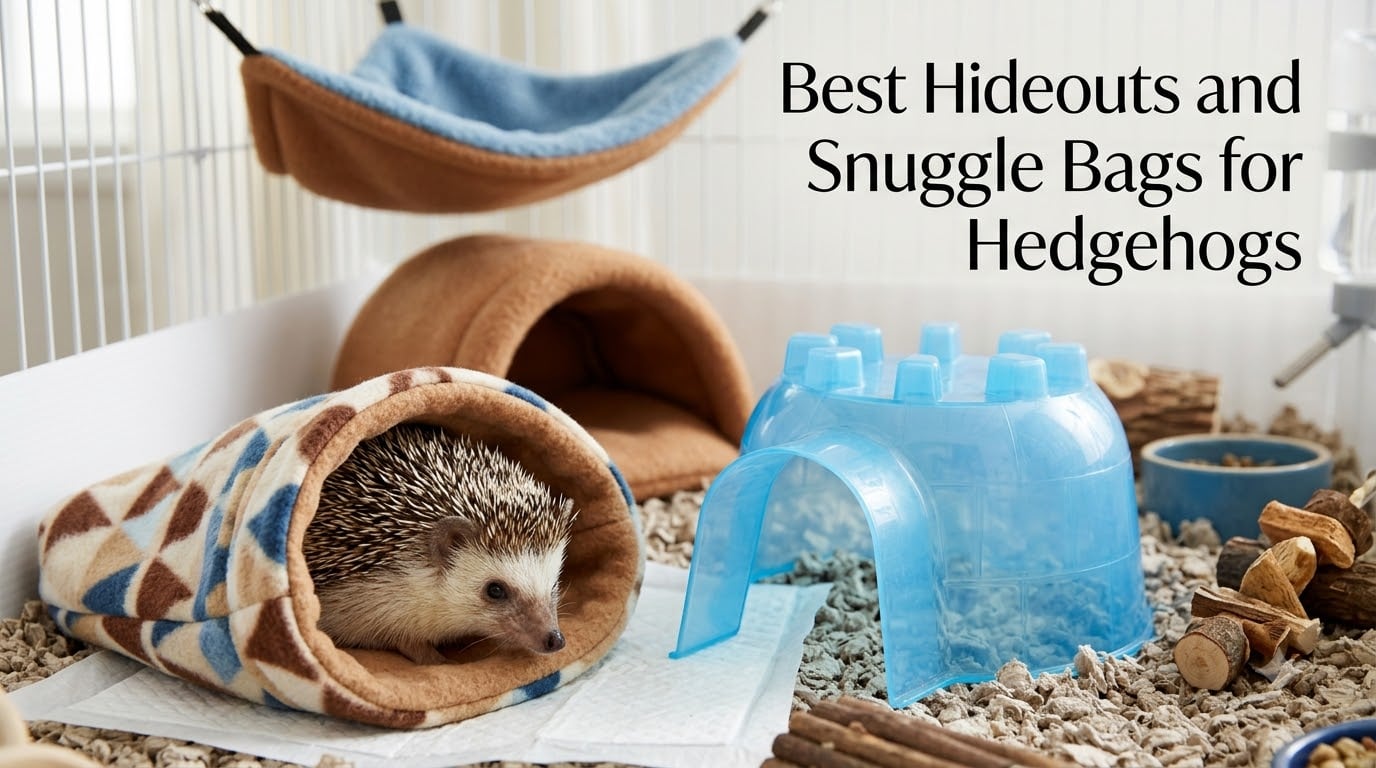 Best Hideouts and Snuggle Bags for Hedgehogs