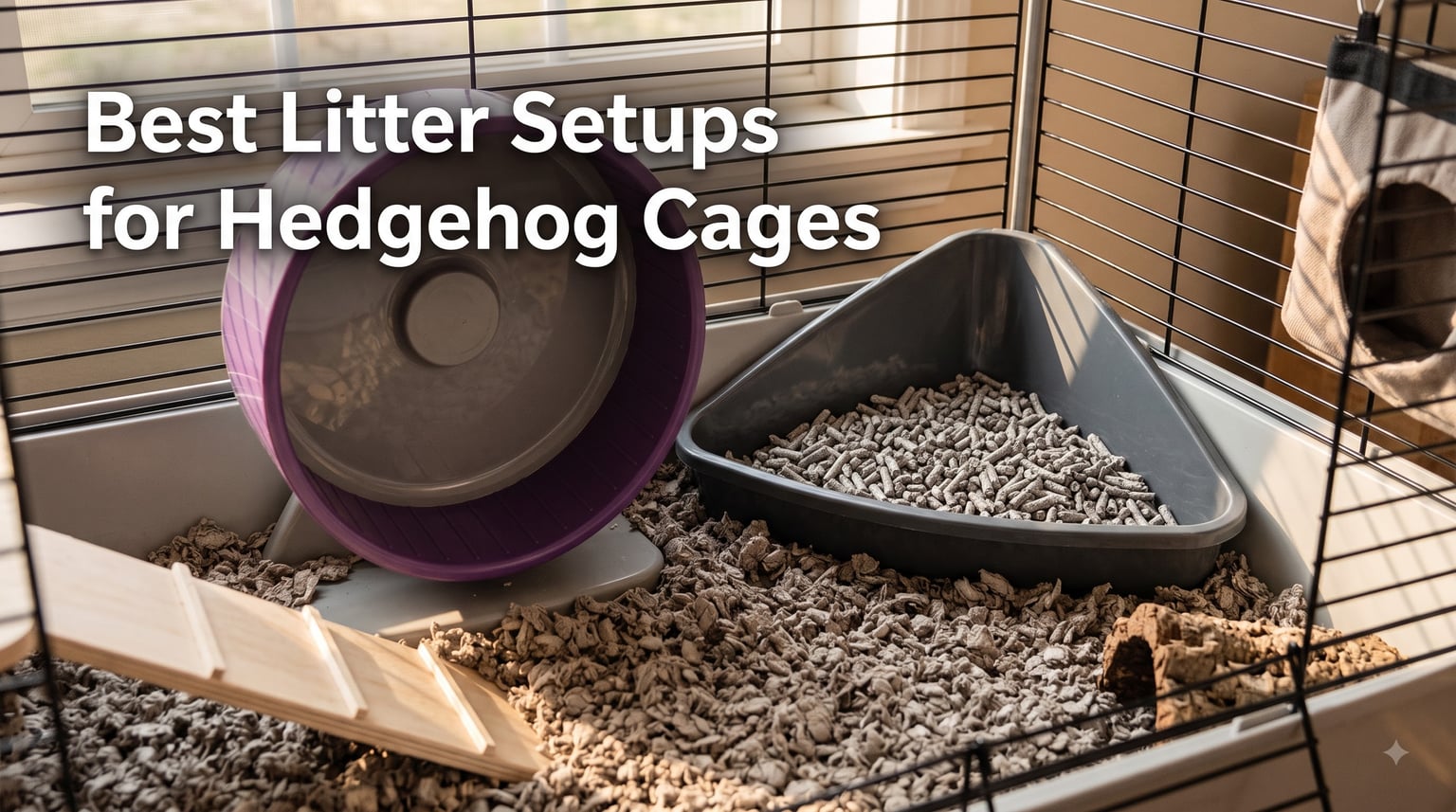 Best Litter Setups for Hedgehog Cages