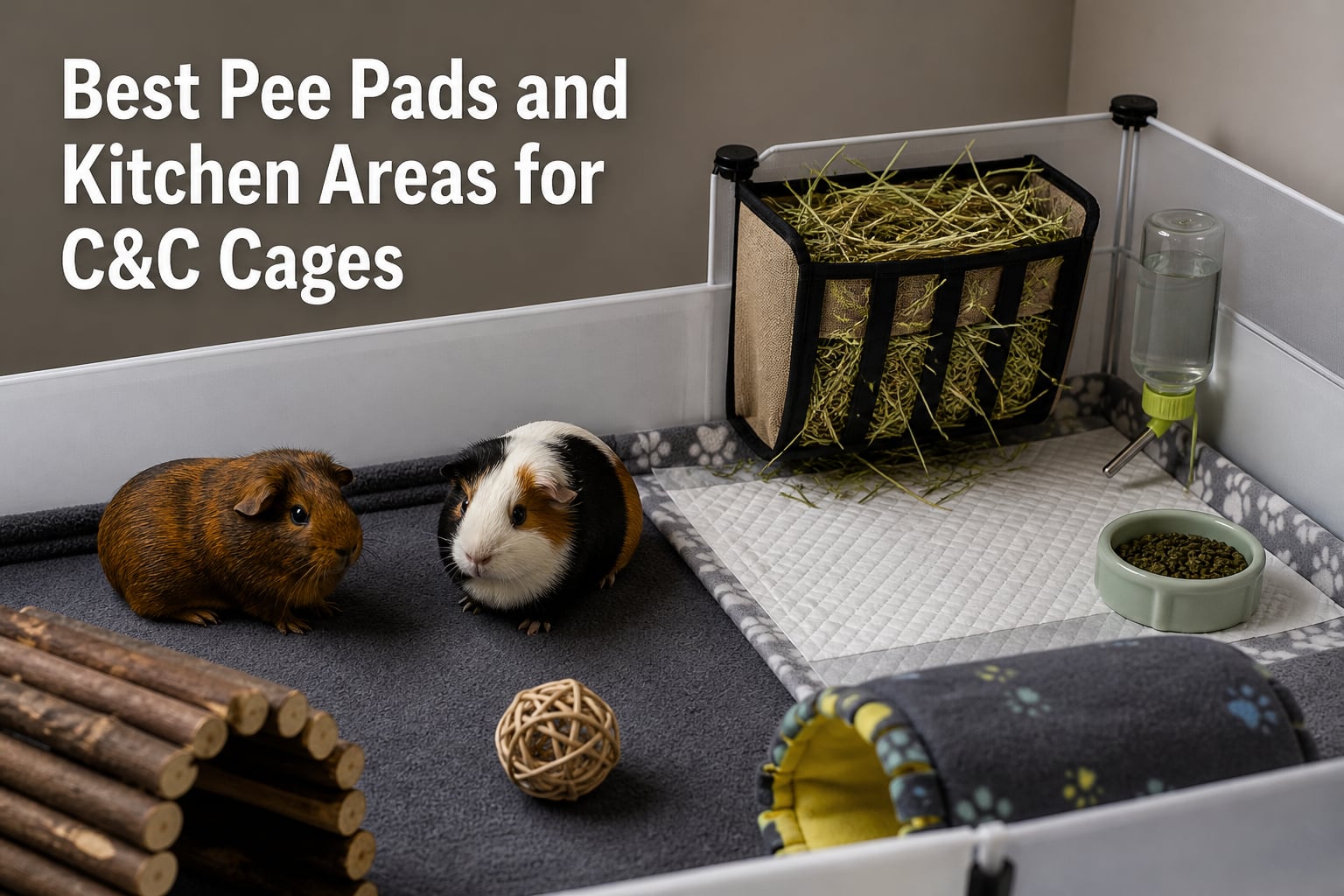 Best Pee Pads and Kitchen Areas for C&C Cages