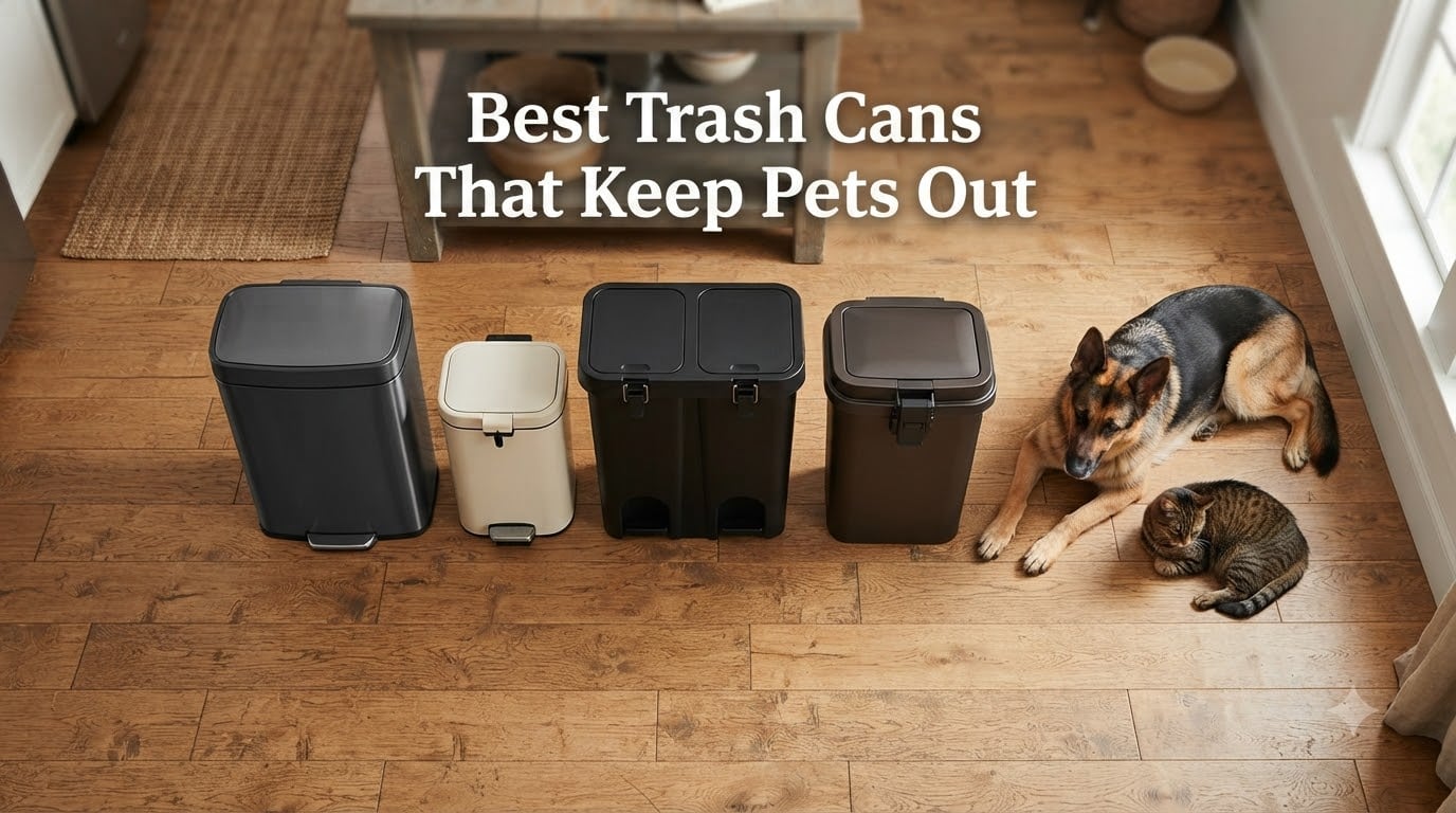 Best Trash Cans That Keep Pets Out