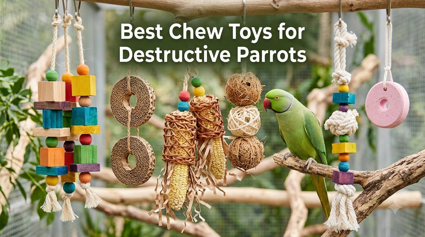 Best Chew Toys for Destructive Parrots