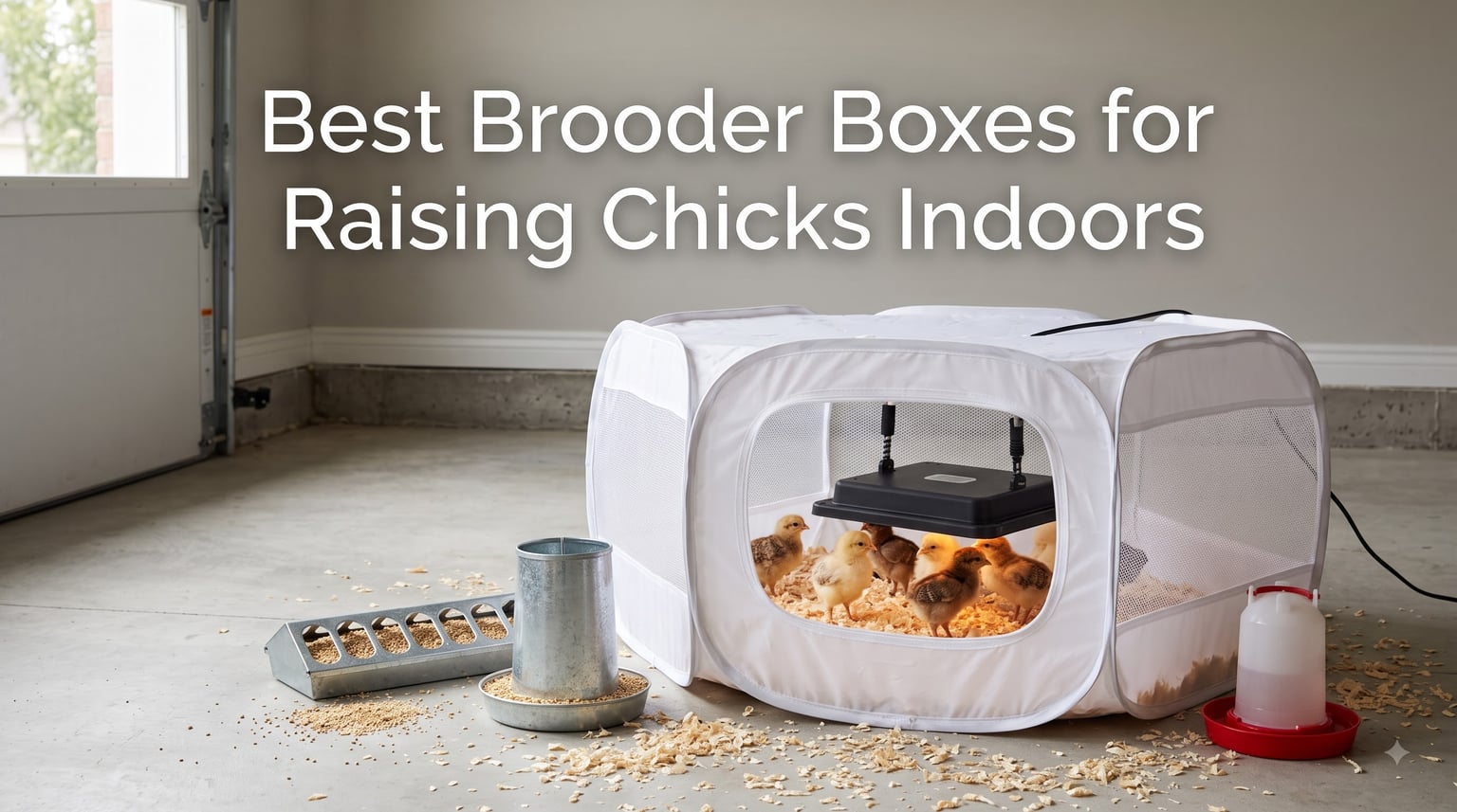 Best Brooder Boxes for Raising Chicks Indoors