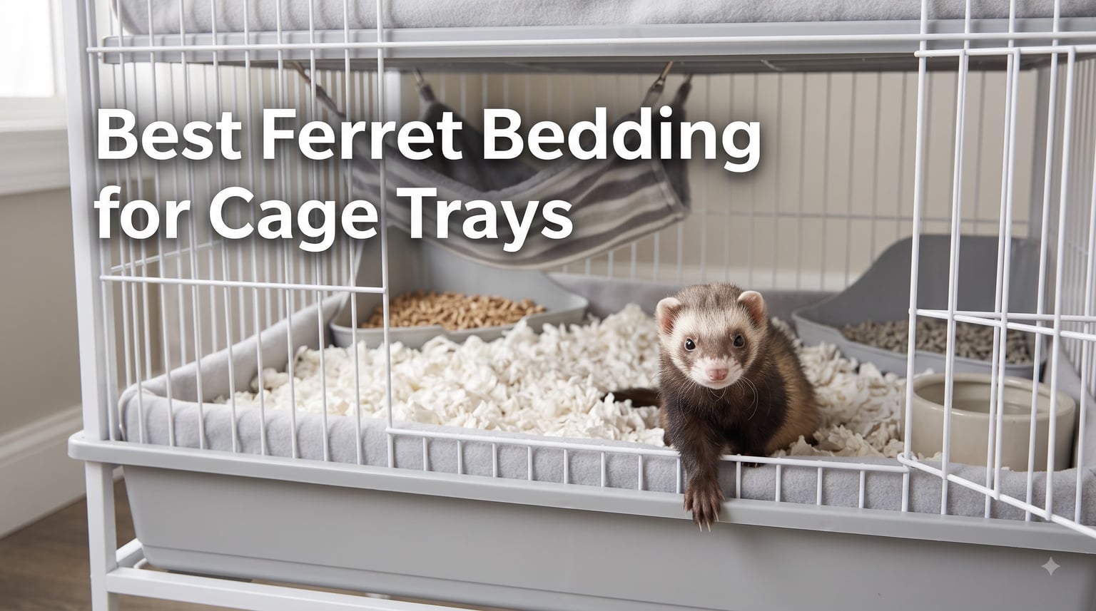 Best Ferret Bedding for Cage Trays