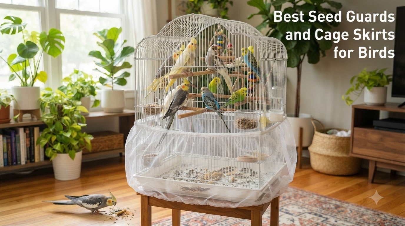 Best Seed Guards and Cage Skirts for Birds