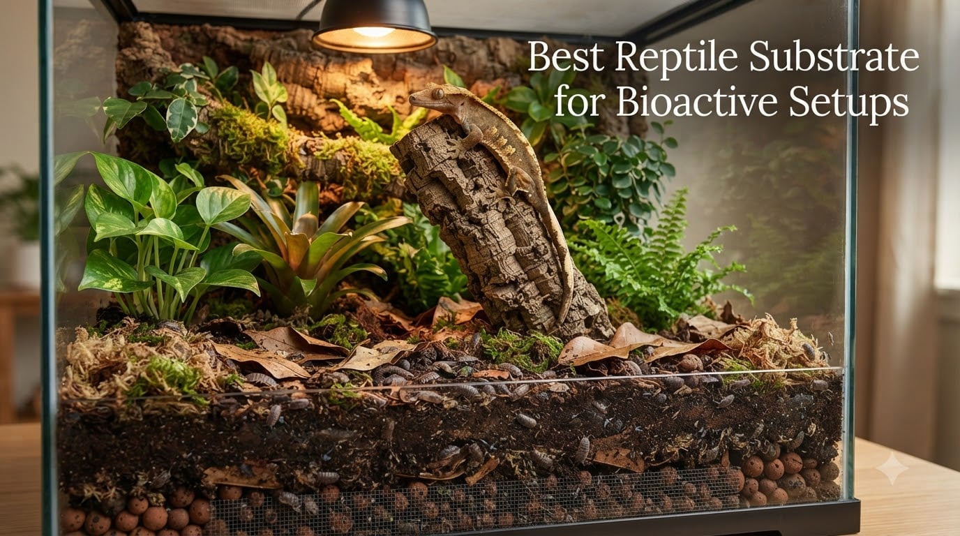 Best Reptile Substrate for Bioactive Setups