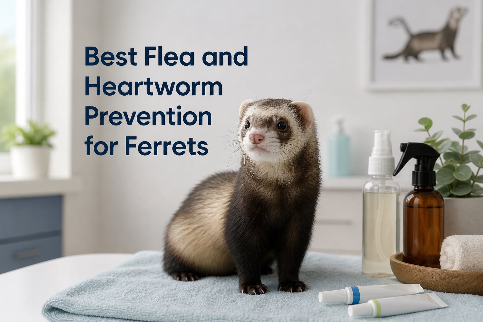 Best Flea and Heartworm Prevention for Ferrets