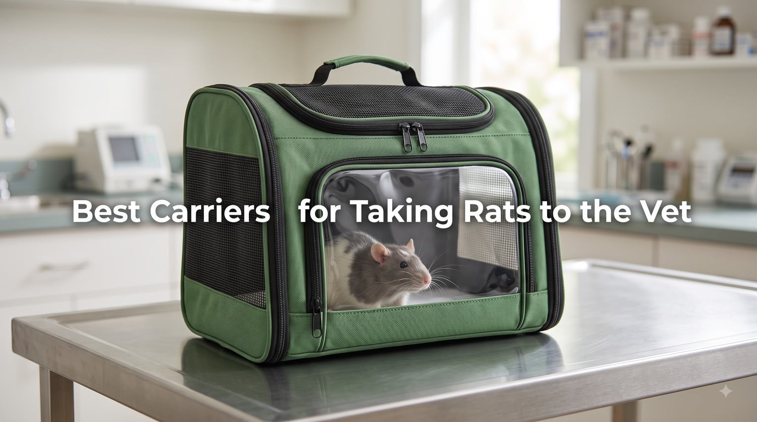 Best Carriers for Taking Rats to the Vet