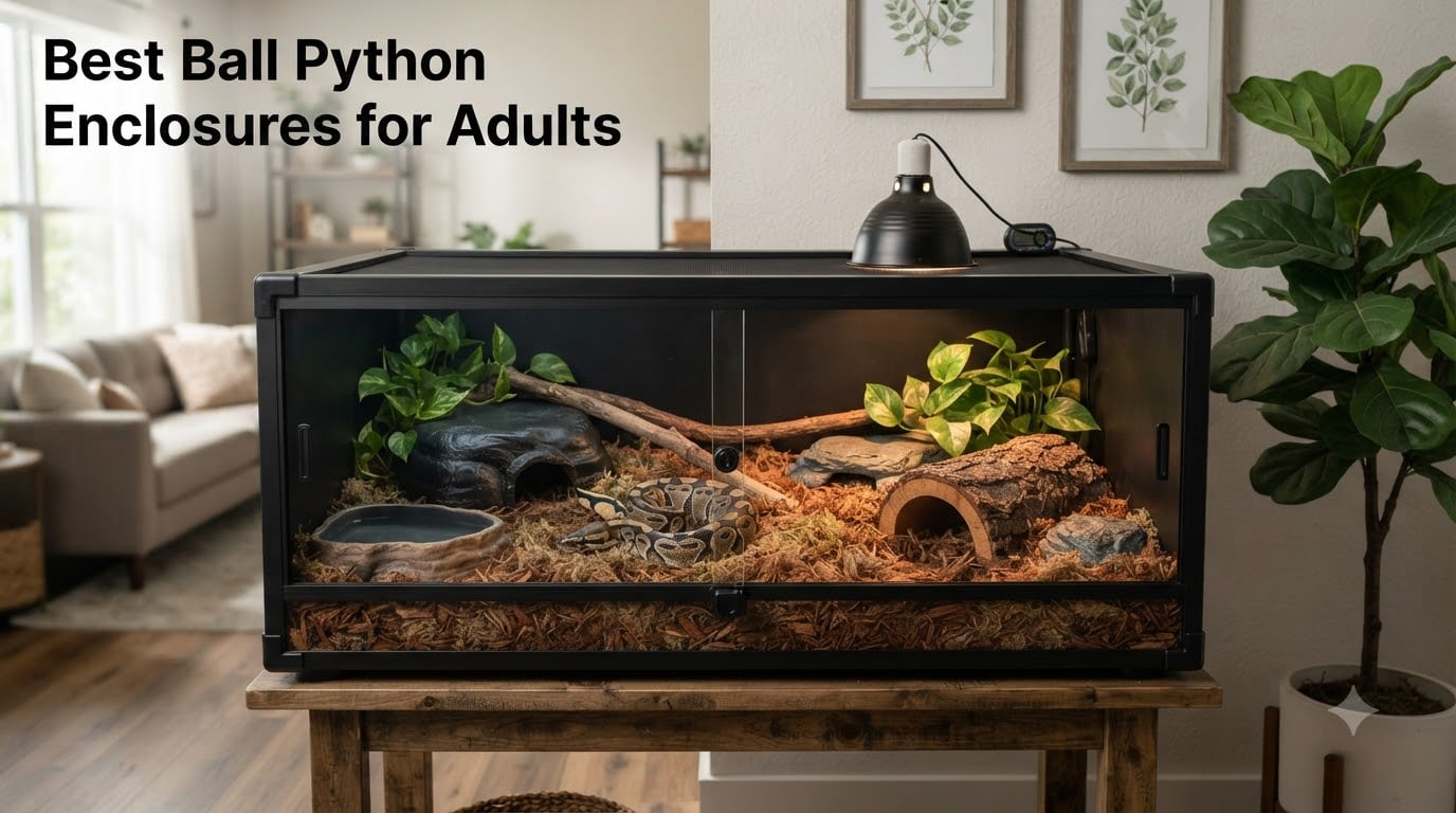 Best Ball Python Enclosures for Adults