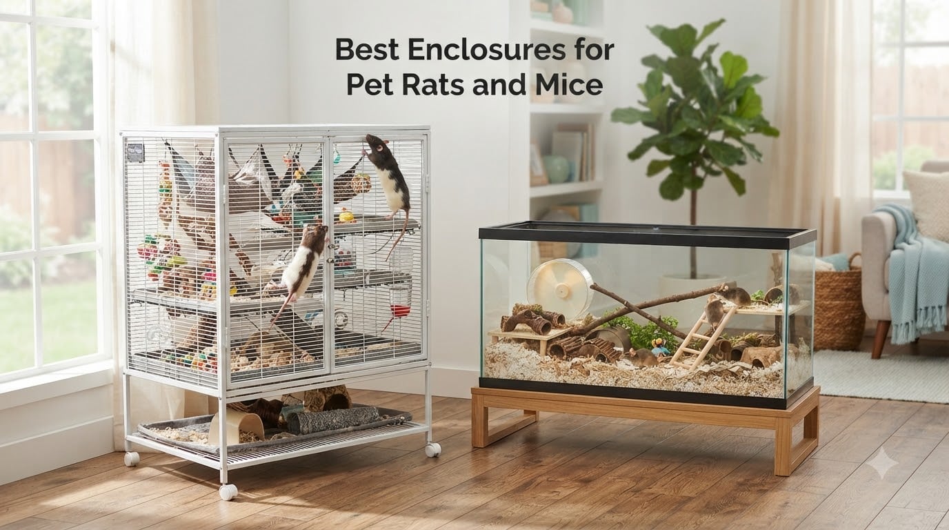 Best Enclosures for Pet Rats and Mice