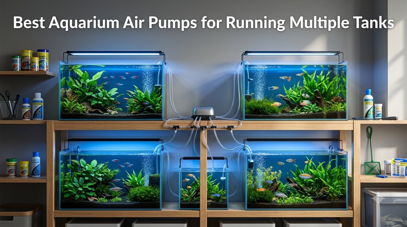 Best Aquarium Air Pumps for Running Multiple Tanks