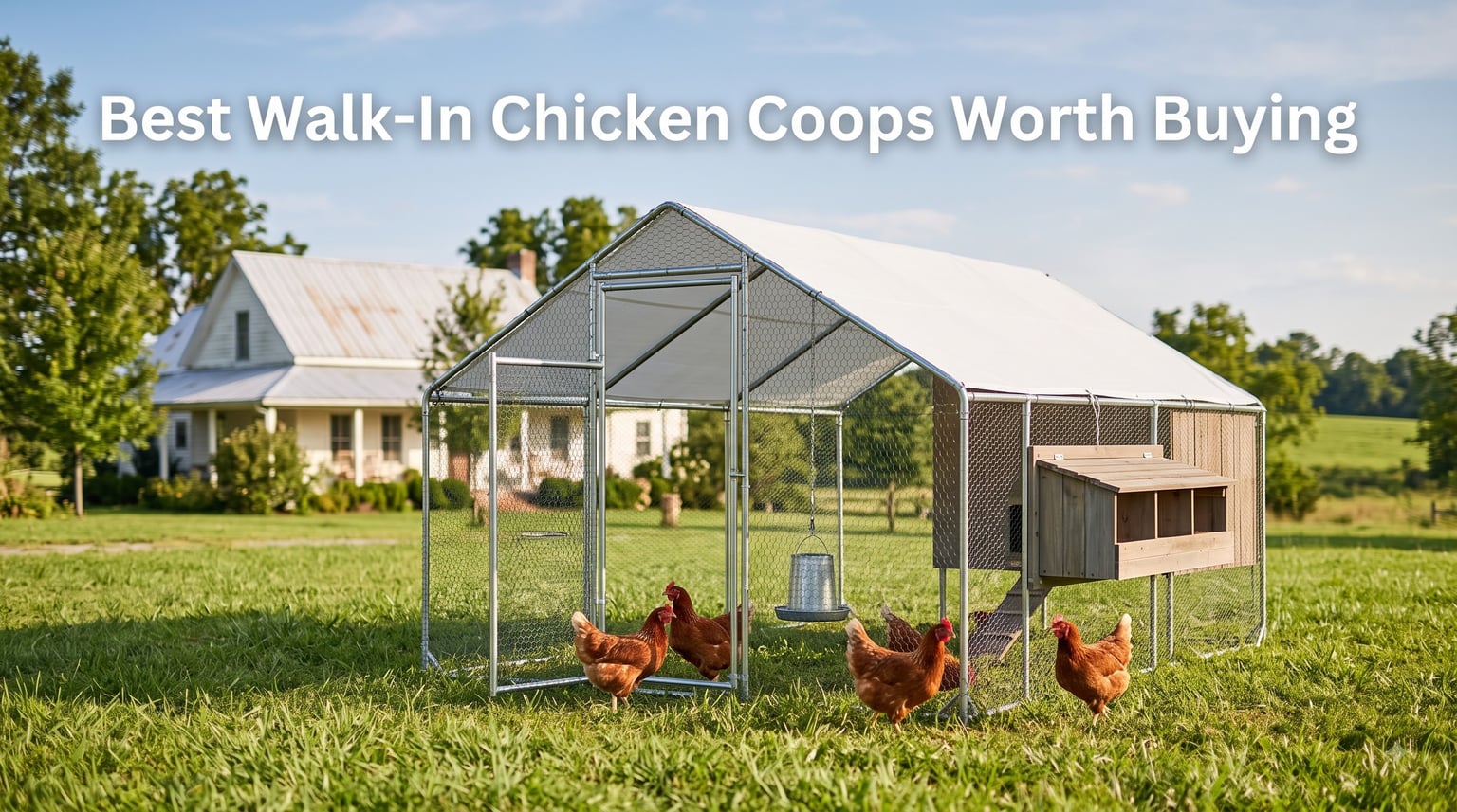 Best Walk-In Chicken Coops Worth Buying