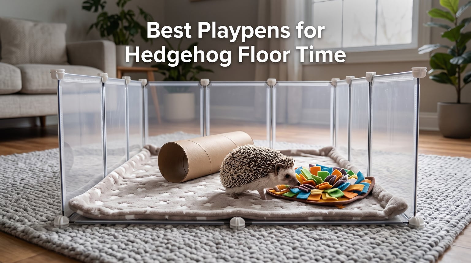 Best Playpens for Hedgehog Floor Time
