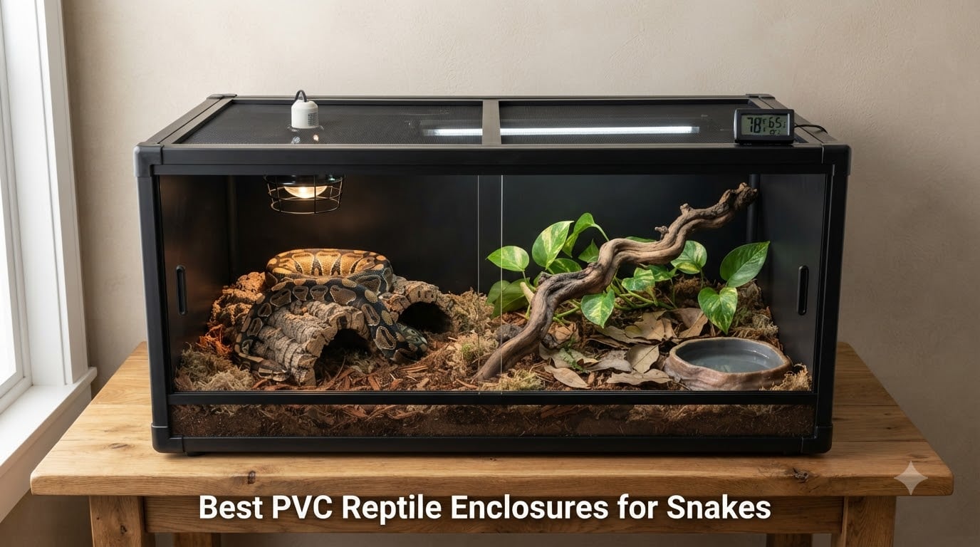 Best PVC Reptile Enclosures for Snakes