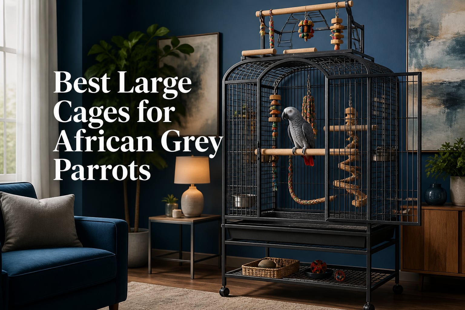 Best Large Cages for African Grey Parrots