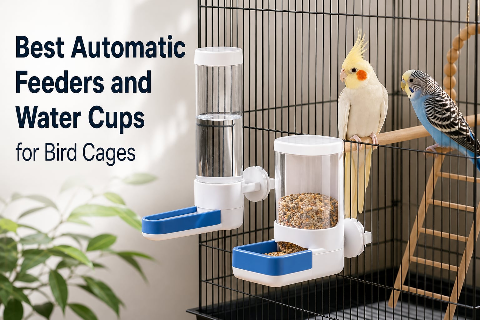 Best Automatic Feeders and Water Cups for Bird Cages