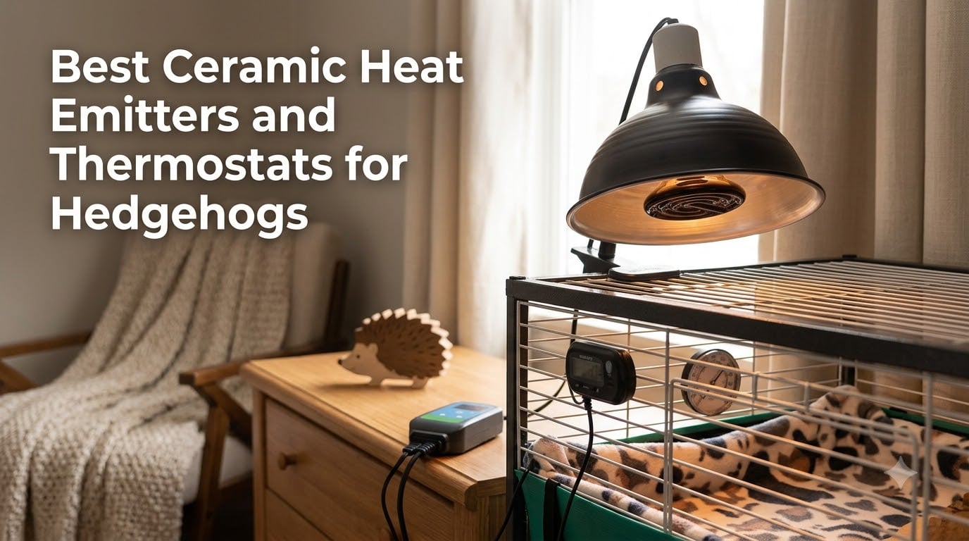 Best Ceramic Heat Emitters and Thermostats for Hedgehogs