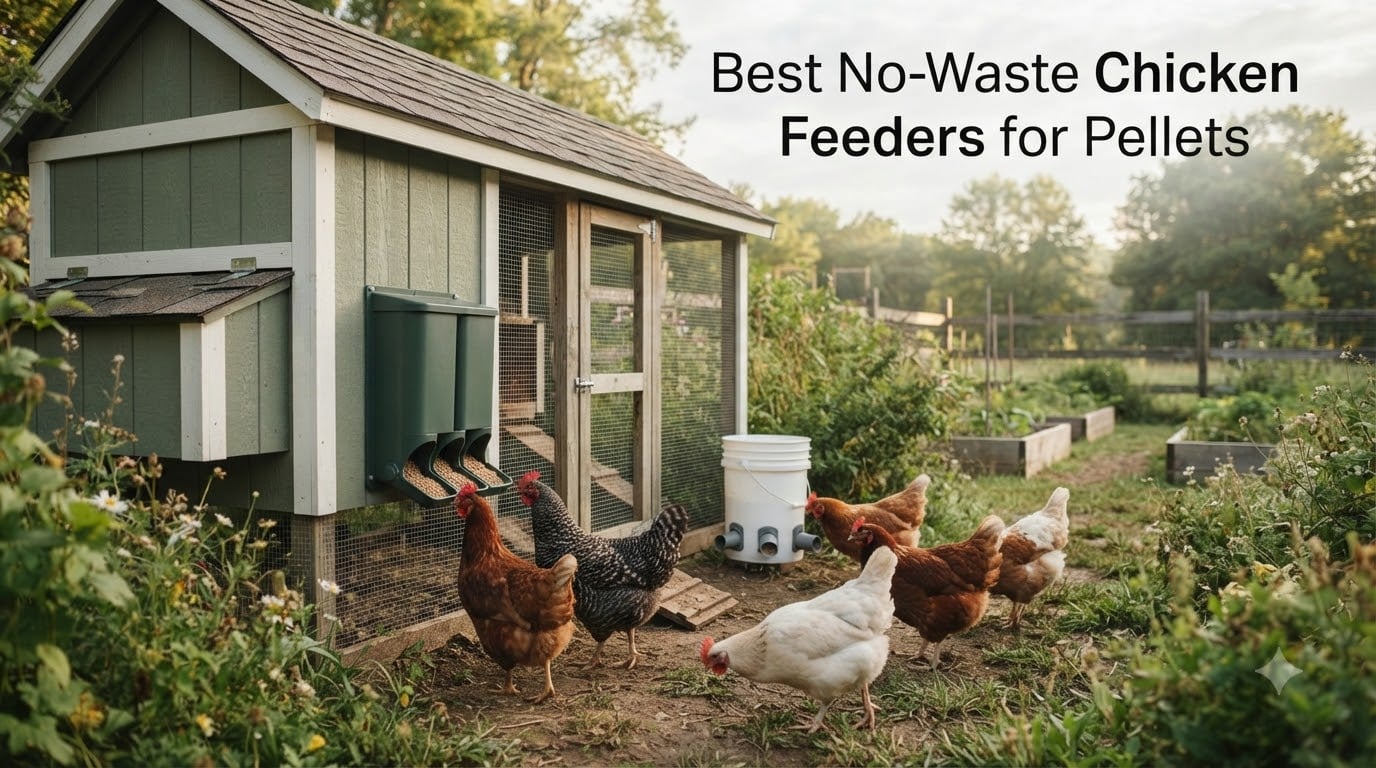 Best No-Waste Chicken Feeders for Pellets