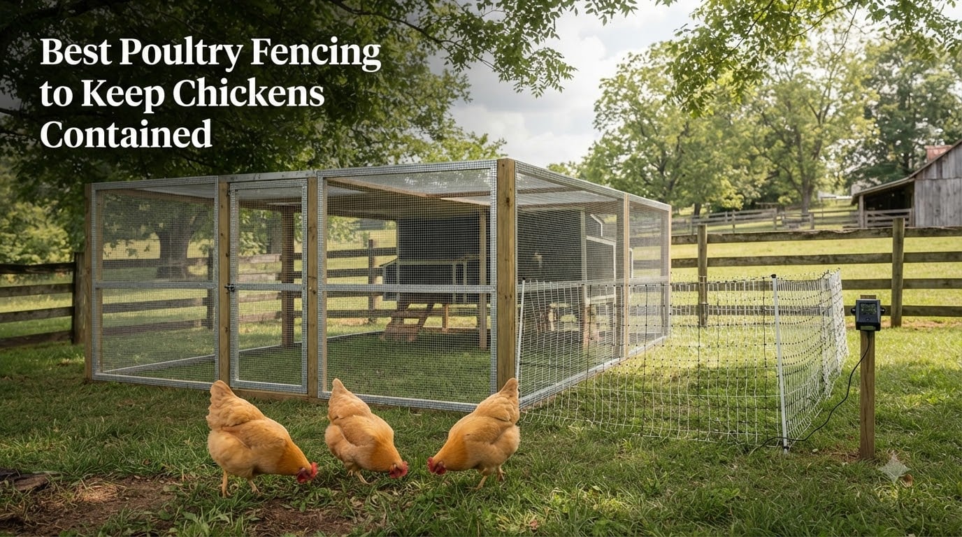 Best Poultry Fencing to Keep Chickens Contained
