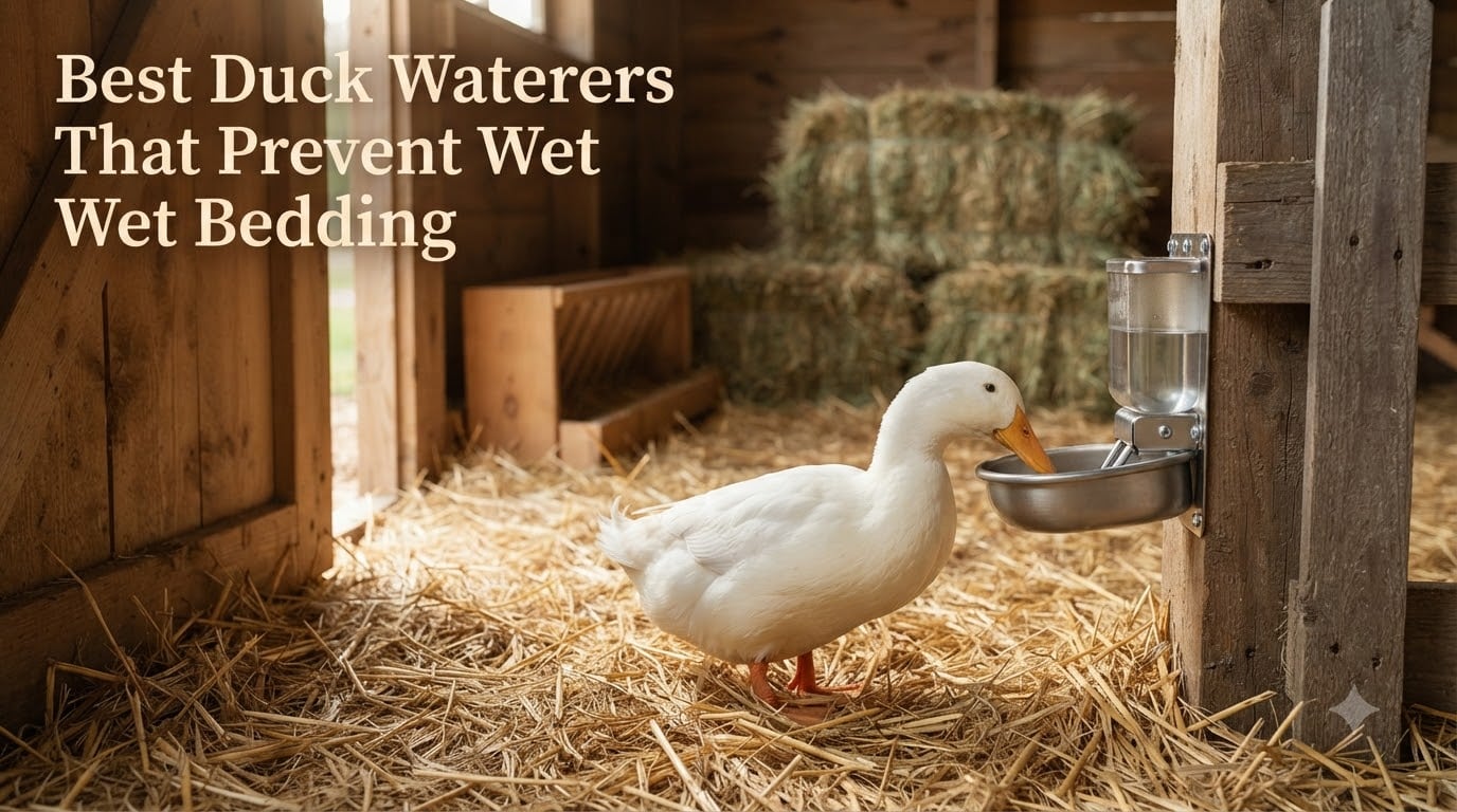 Best Duck Waterers That Prevent Wet Bedding