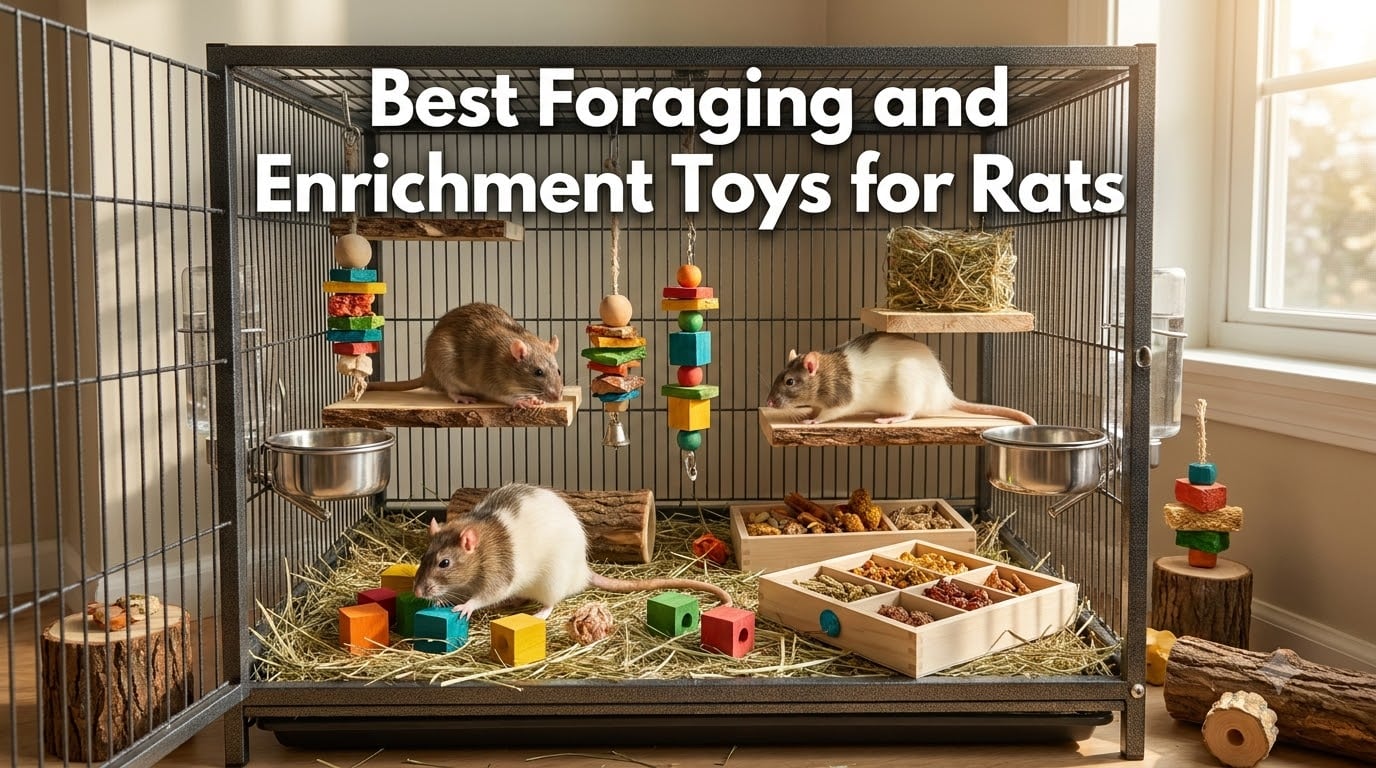 Best Foraging and Enrichment Toys for Rats