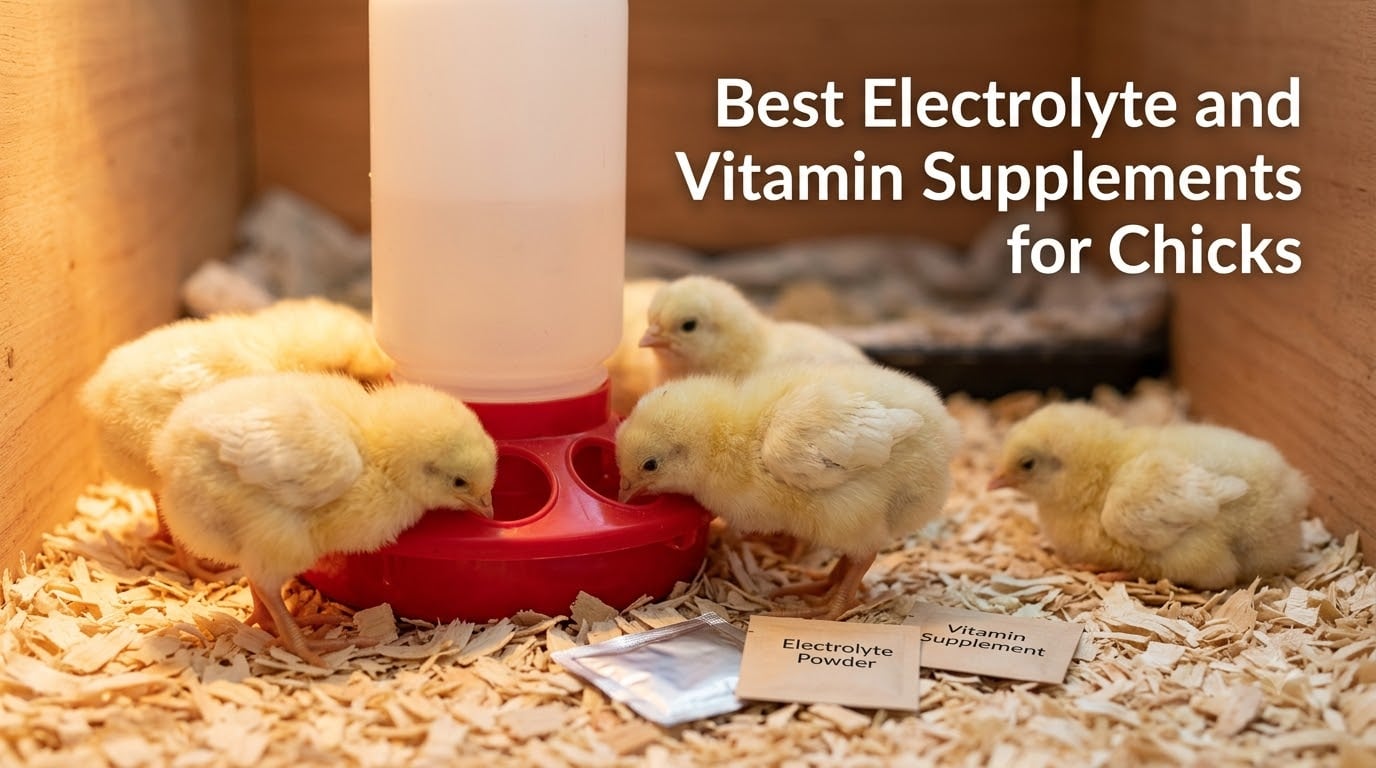 Best Electrolyte and Vitamin Supplements for Chicks