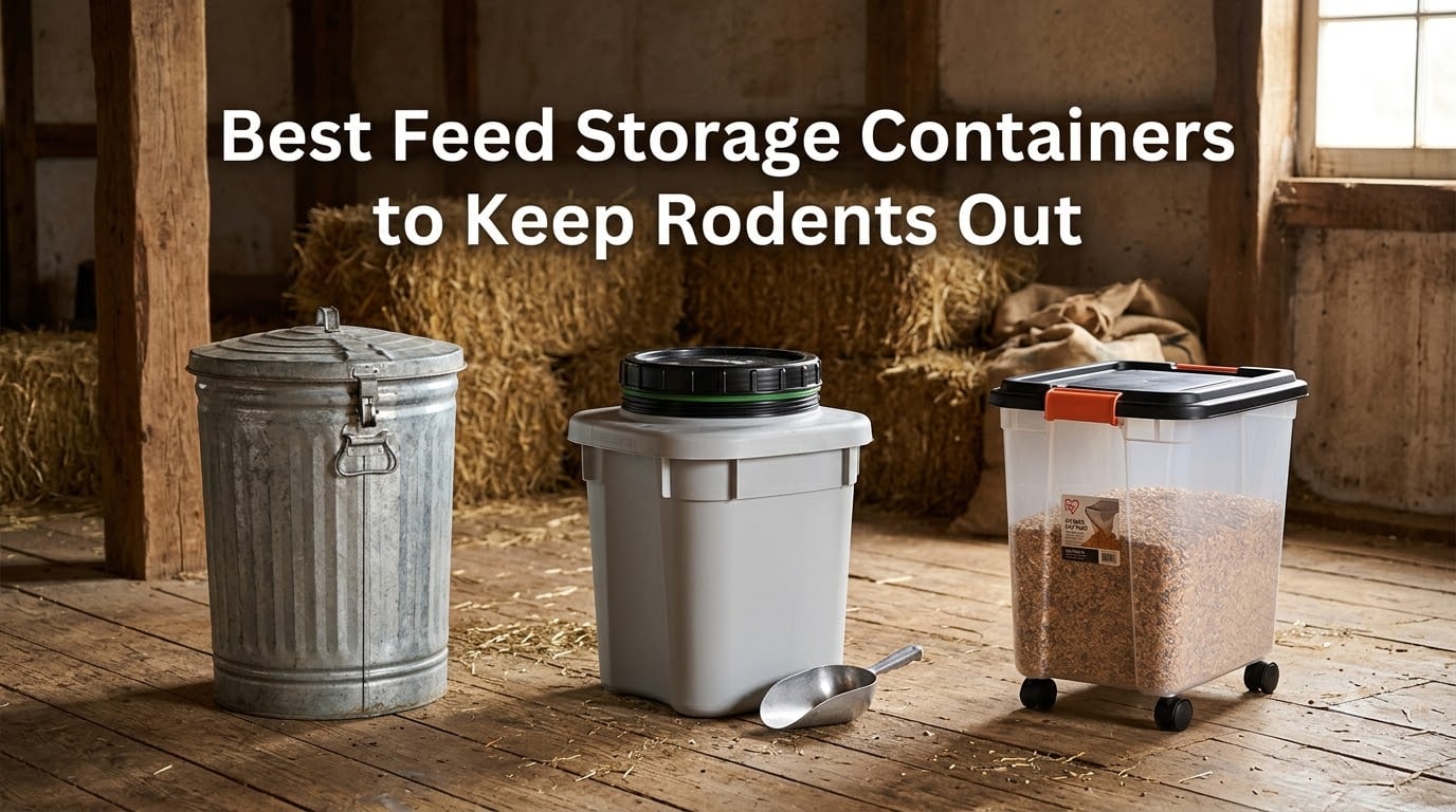Best Feed Storage Containers to Keep Rodents Out