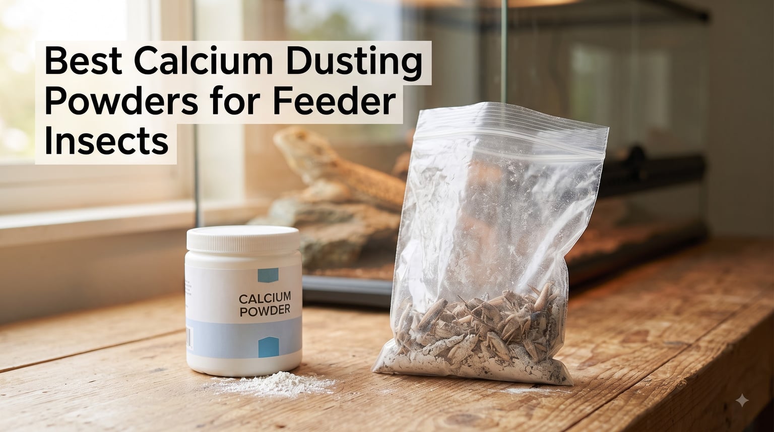 Best Calcium Dusting Powders for Feeder Insects