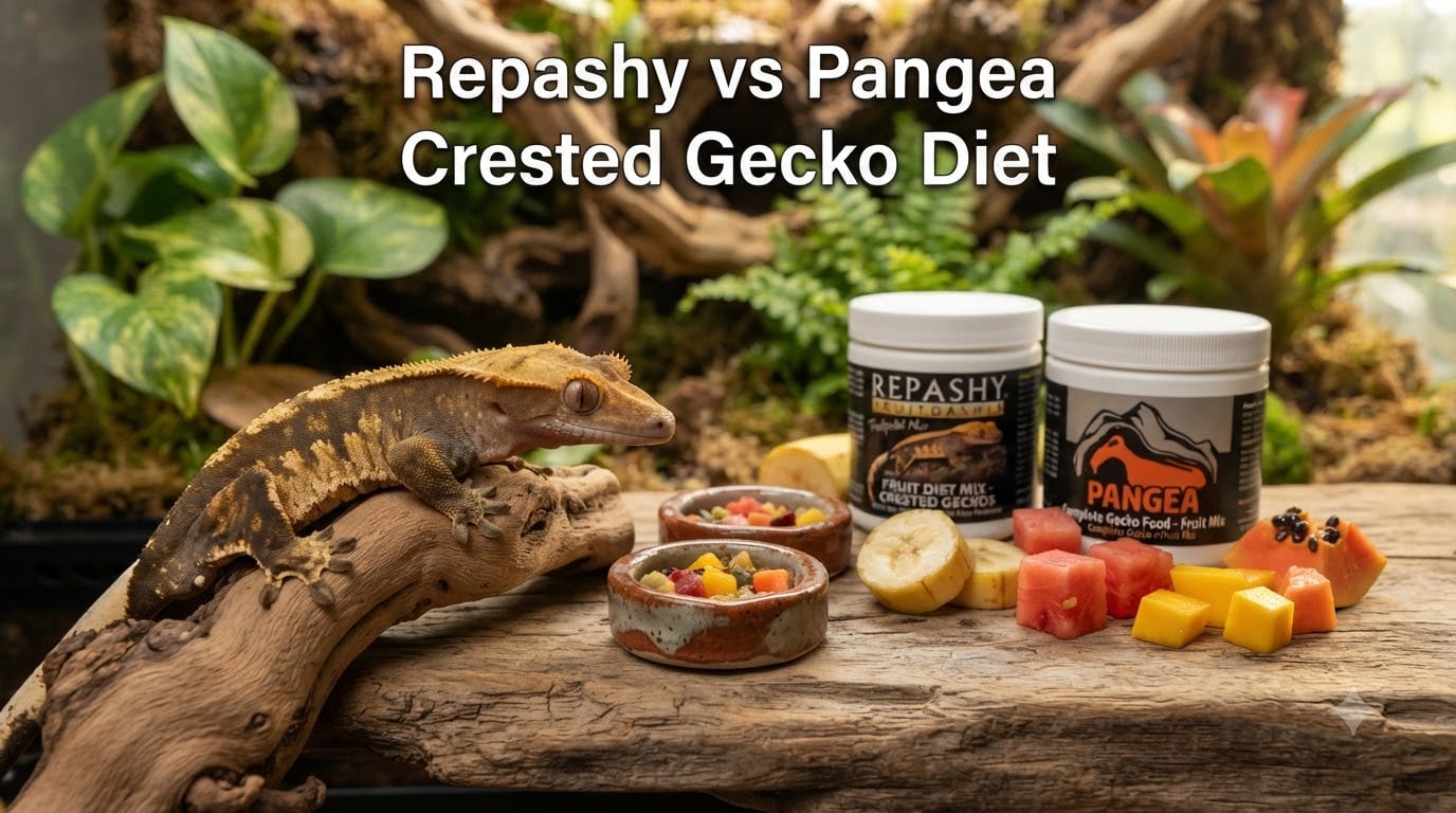 Repashy vs Pangea Crested Gecko Diet