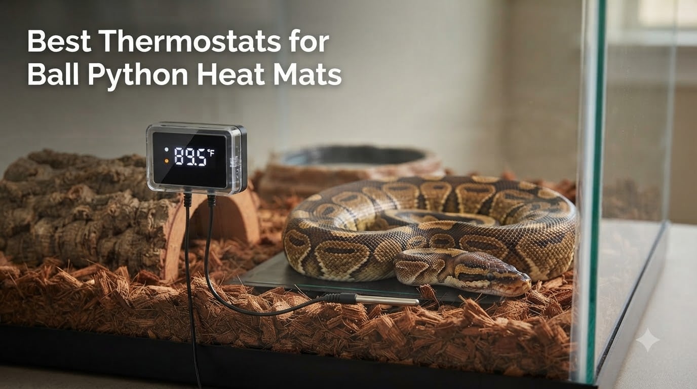 Best Thermostats for Ball Python Heat Mats