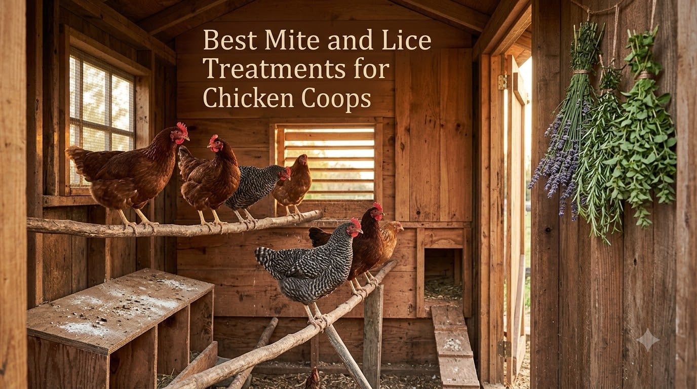 Best Mite and Lice Treatments for Chicken Coops