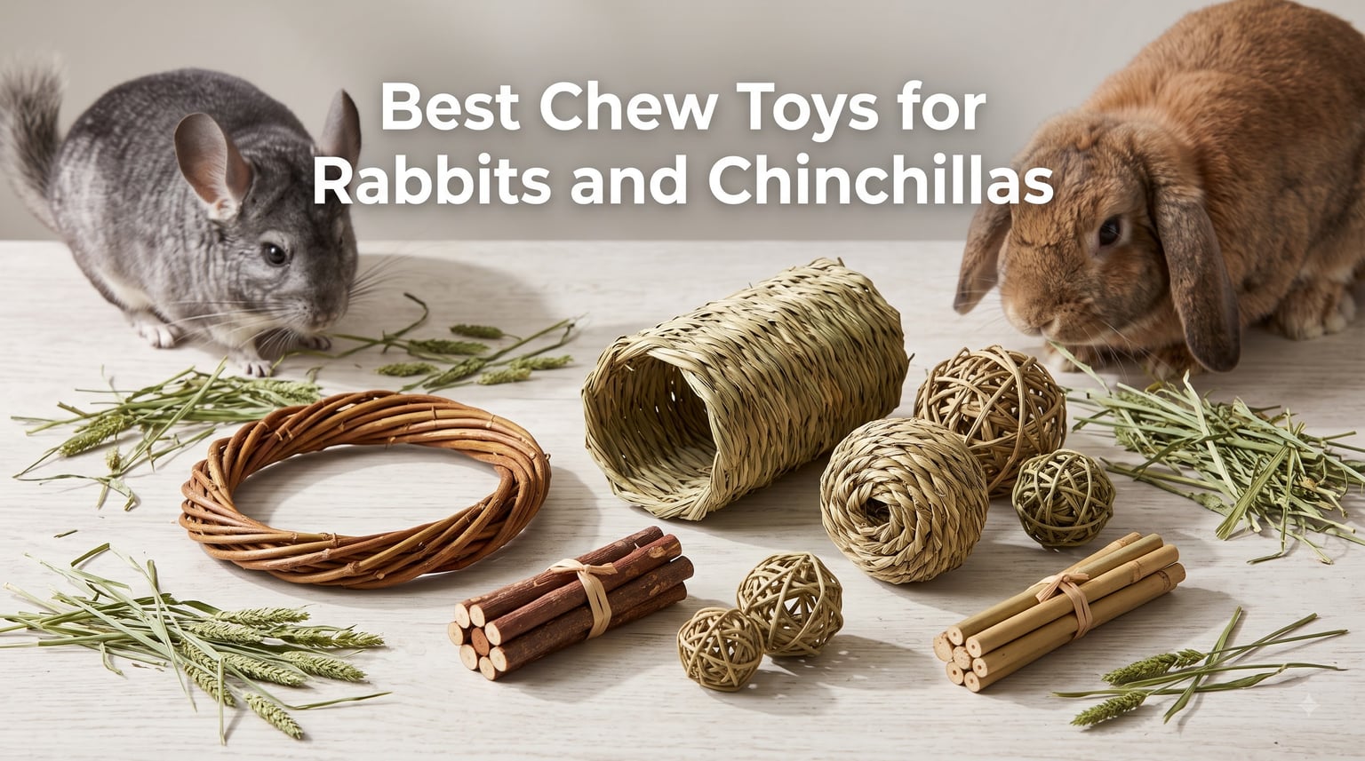 Best Chew Toys for Rabbits and Chinchillas