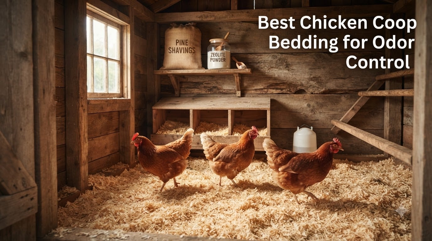 Best Chicken Coop Bedding for Odor Control