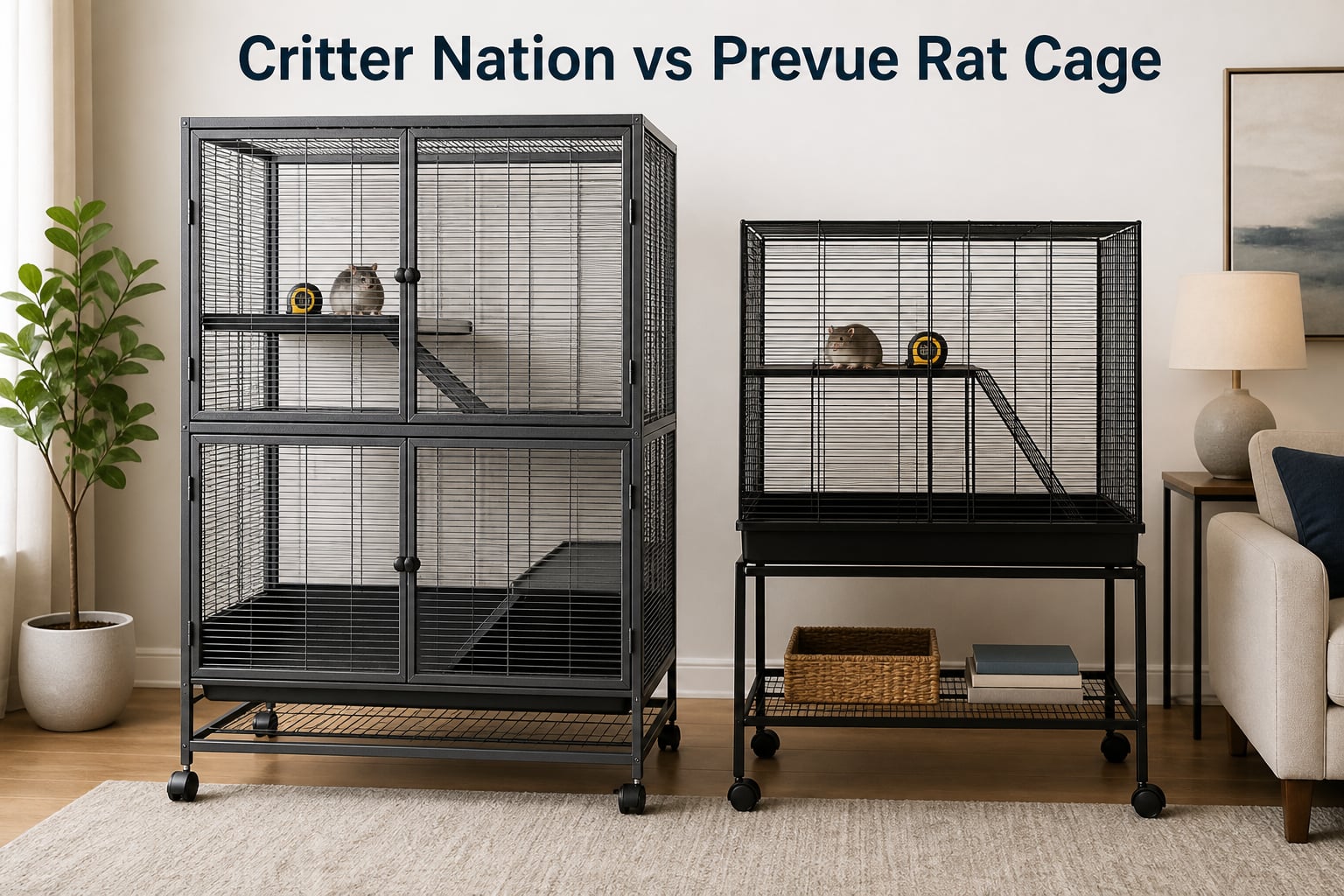 Critter Nation vs Prevue Rat Cage