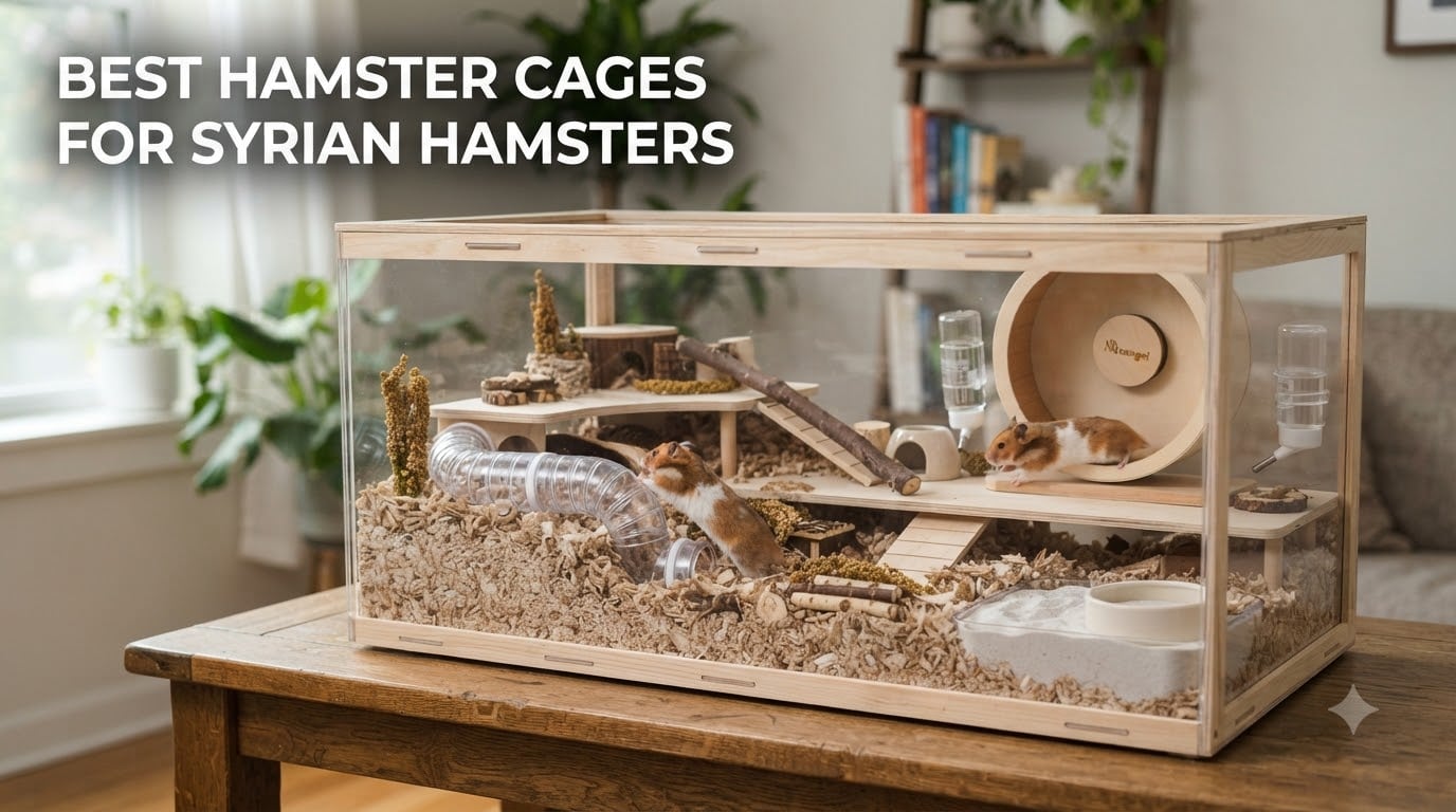 Best Hamster Cages for Syrian Hamsters