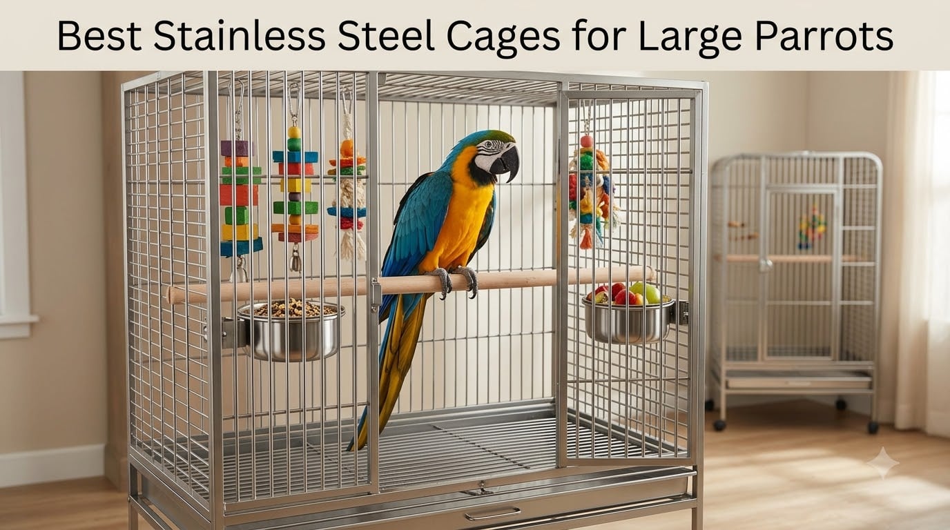 Best Stainless Steel Cages for Large Parrots