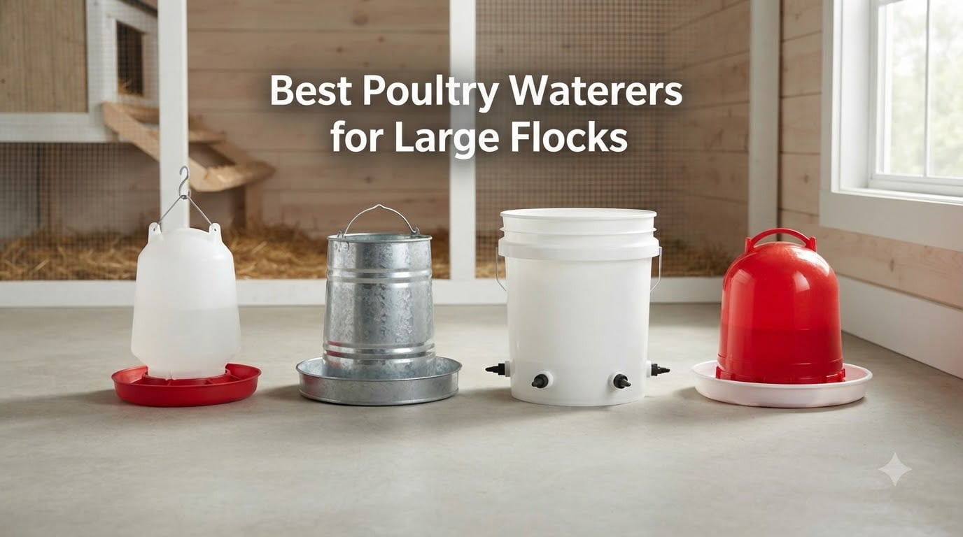 Best Poultry Waterers for Large Flocks