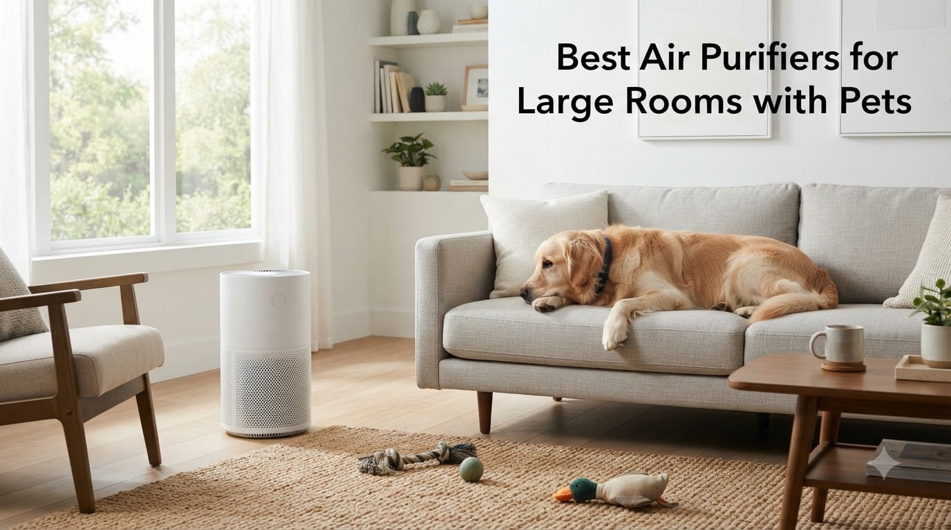 Best Air Purifiers for Large Rooms with Pets